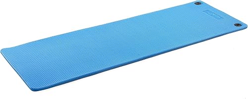 Miniatura 6 de OPTP Pro Fitness Mat - Tapete de entrenamiento suave de media pulgada de grosor para interiores o exteriores, tapete de ejercicio de pilates y yoga,