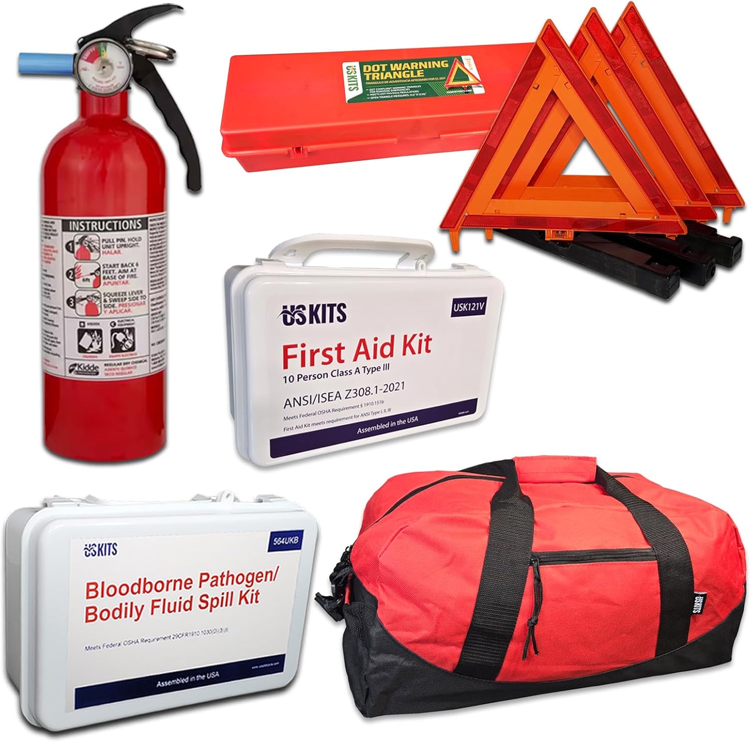 NEMT DOT OSHA Compliant All-in-One Truck Safety Kit