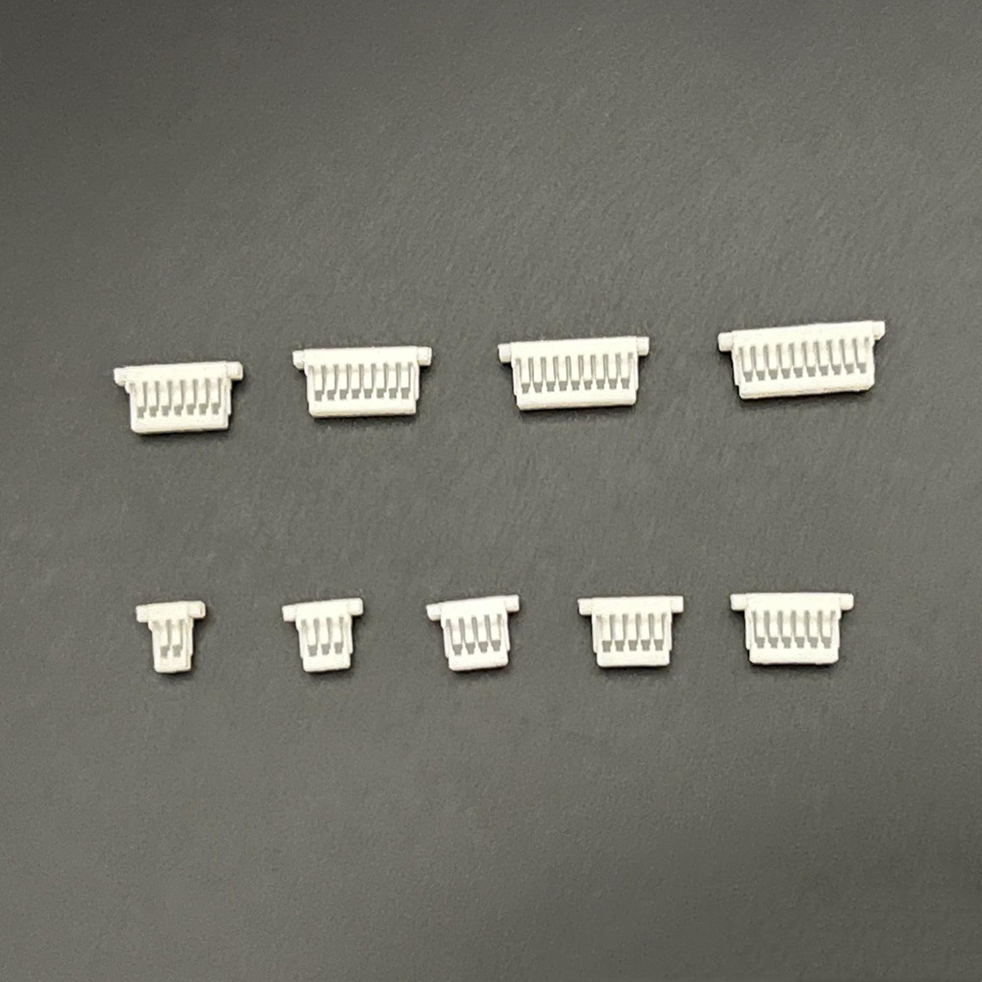 Didamx JST SH1,0 Mm Stecker-Set – 140 Stück (3-12 Polig) + 250 Vorgecrimpte Kabel (15 Cm, 10 Farben) + Schrumpfschläuche + Pinzette – Für SPRacing F3, Omnibus F4 Pro, F7 & Mehr