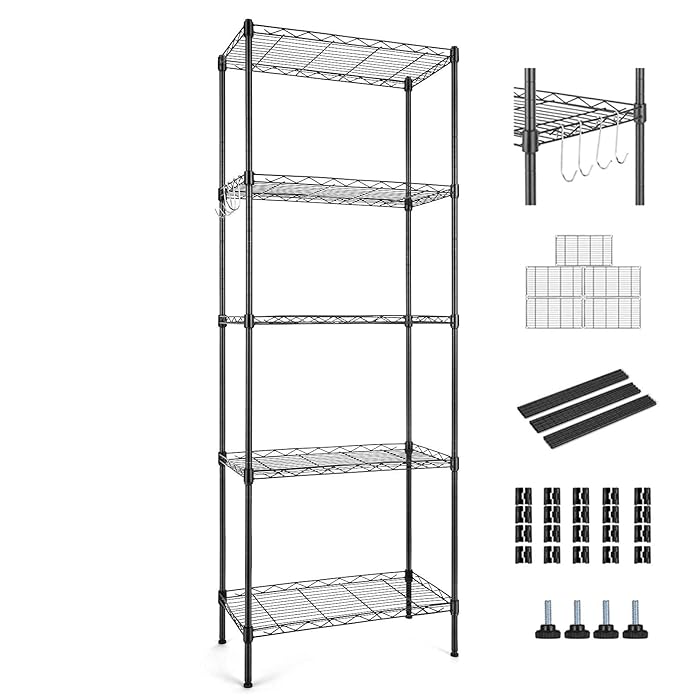 Buy Storage Shelves Heavy Duty Metal Shelving,Farexon Adjustable Steel