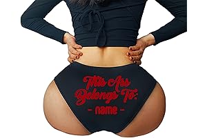 Personalized Custom Panties These Ass Belongs To Whoreslut Lace Panties