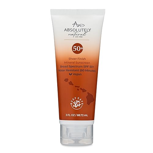 Miniatura 1 de Loción de protección solar mineral SPF 50+ con aceite de escaramujos, libre de crueldad animal y segura para arrecifes, fabricada en Estados Unidos