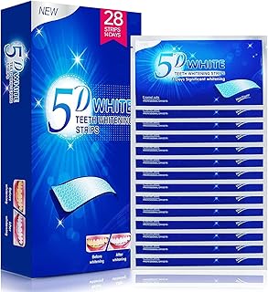 Teeth Whitening Strips, Non-Sensitive Teeth Whitening Kit 14 Sets Teeth Whitener for Tooth Whitening, Aids in The Removal ...