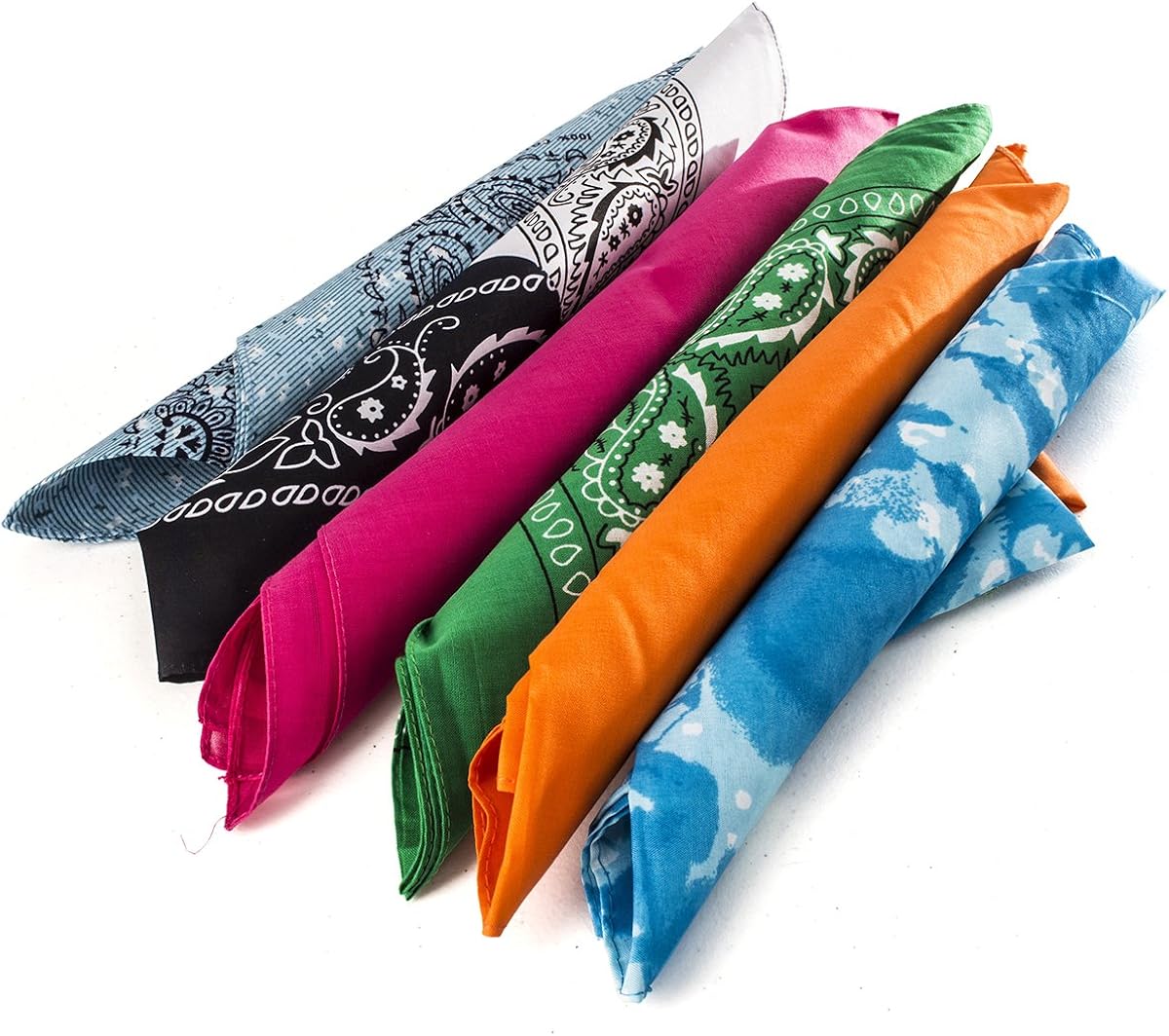 Assorted Bandannas - 15 Bandanas - Assorted Colors Bandana Scarf by Funny Party Hats : Clothing, Shoes & Jewelry