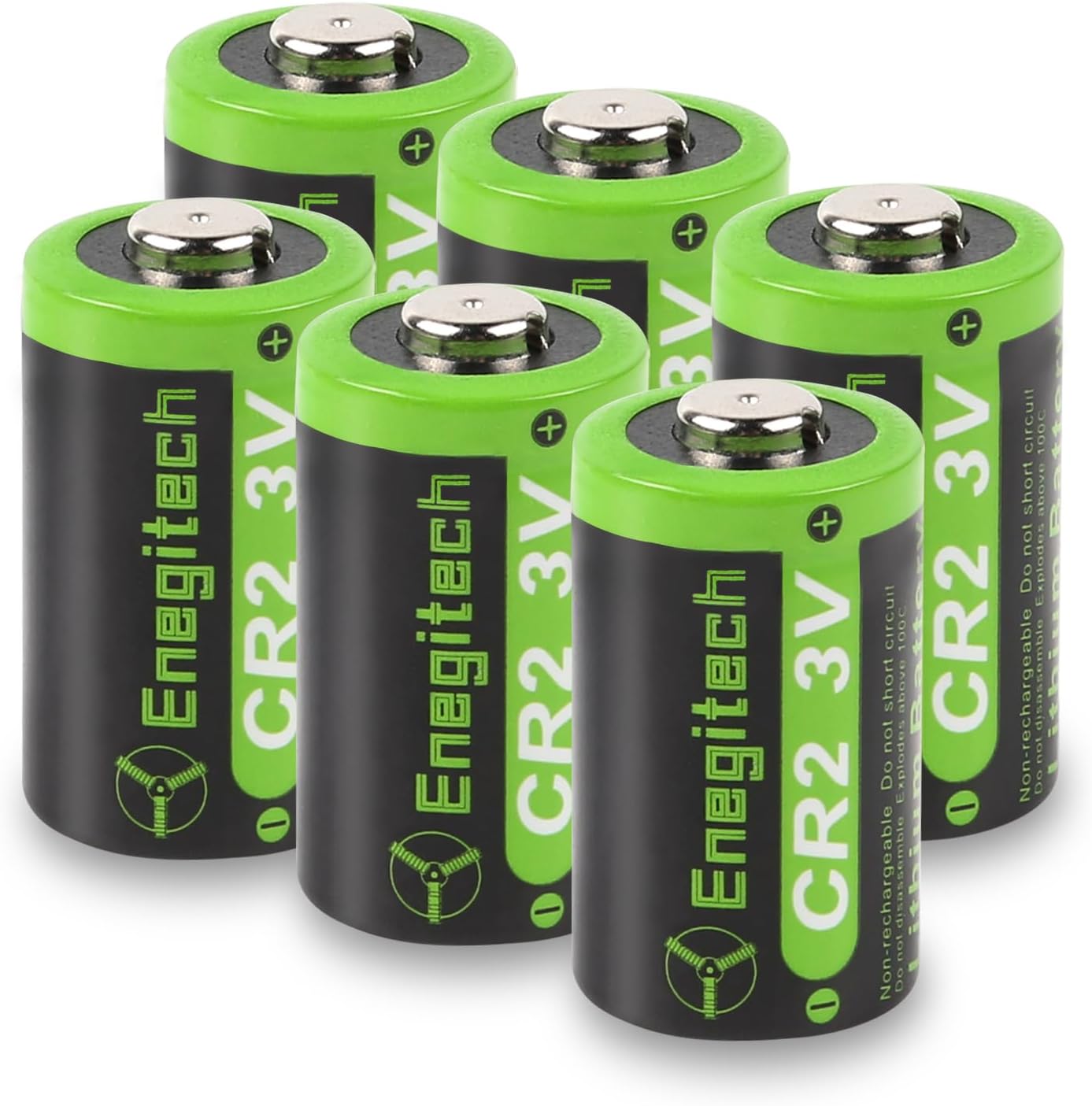 Enegitech CR2 Batteries, 3V cr2 Lithium Batteries CR15H270 for Golf Rangefind...