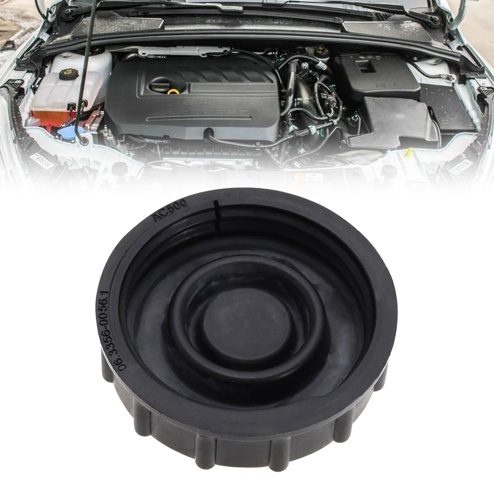 Tapa De Depósito De Líquido De Frenos Para Ford - Compatible Con Focus, Mondeo, Cmax, Smax, OE 1831528, BV612162AB