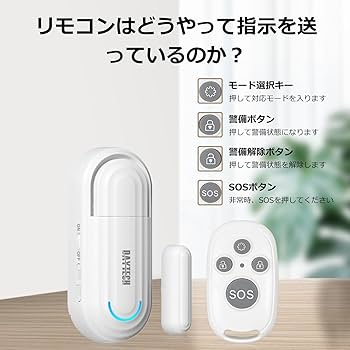 Amazon.co.jp: DAYTECH 窓ドア開閉センサー 4段階音量調節玄関