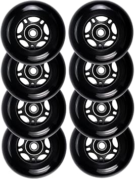85A Inline Skate Wheel Outdoor Indoor Freestyle Durable Tires 64mm 70mm 72mm 76mm 80mm Skateboard Scooter Roller Skate Luggage