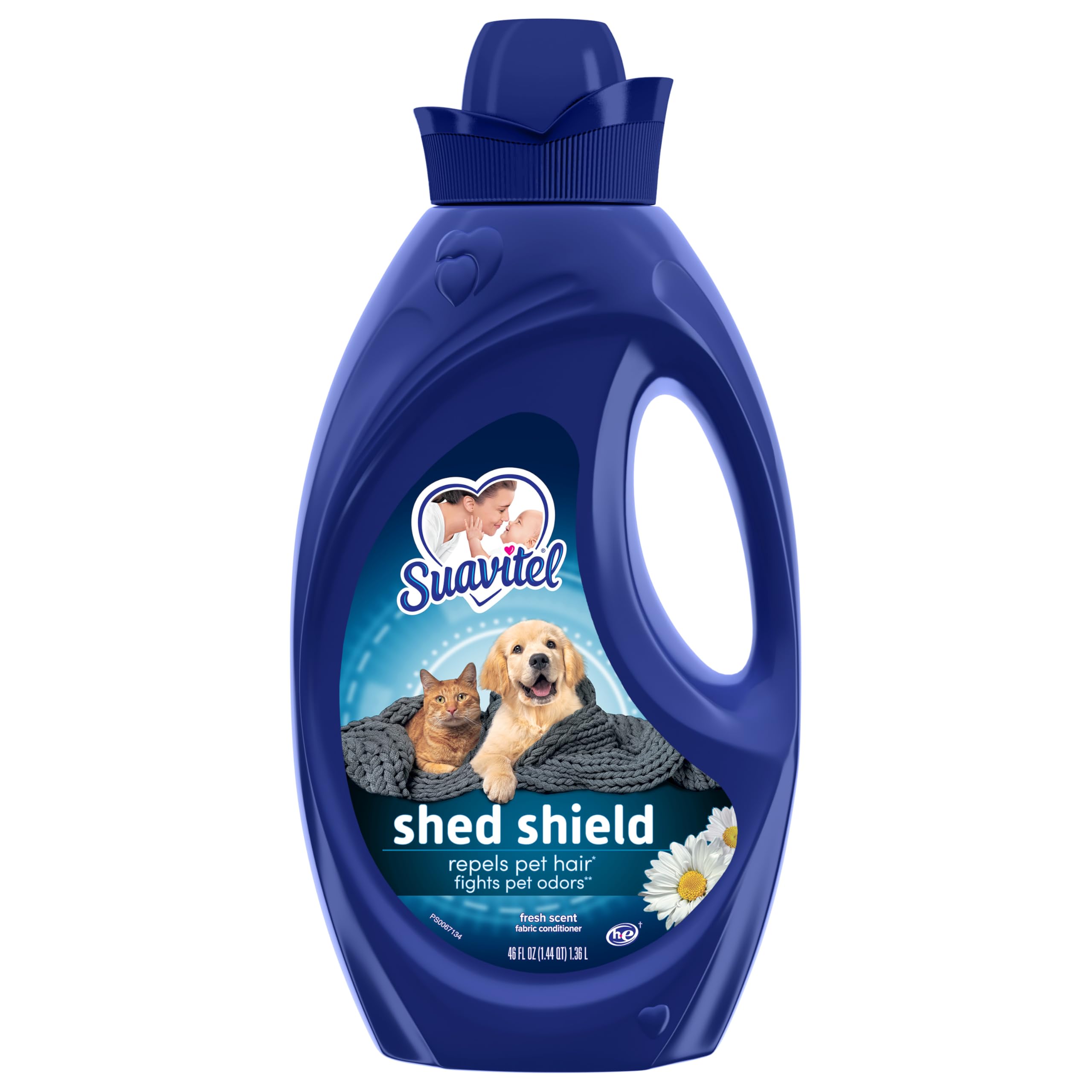 Suavitel Shed Shield Fabric Conditioner, Fresh Scent, 46 oz