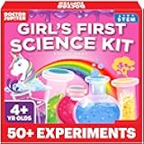 Doctor Jupiter Girls’ First Science Kit for Kids Ages 4-5-6-7-8 | Valentine, Birthday Gift Ideas for 4+ Year Old Girls | STEM Toy Kit with 50+ Experiments | Learning & Educational Projects