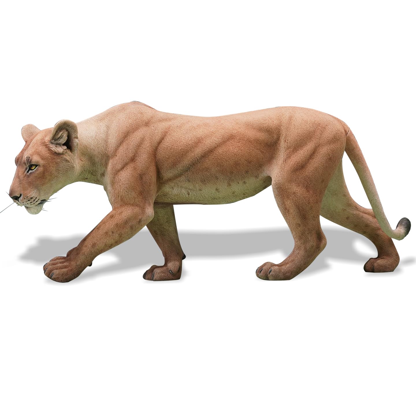 Cadeau idéal pour amoureux des animaux : lionesse de marche AMITD JXK sculptée