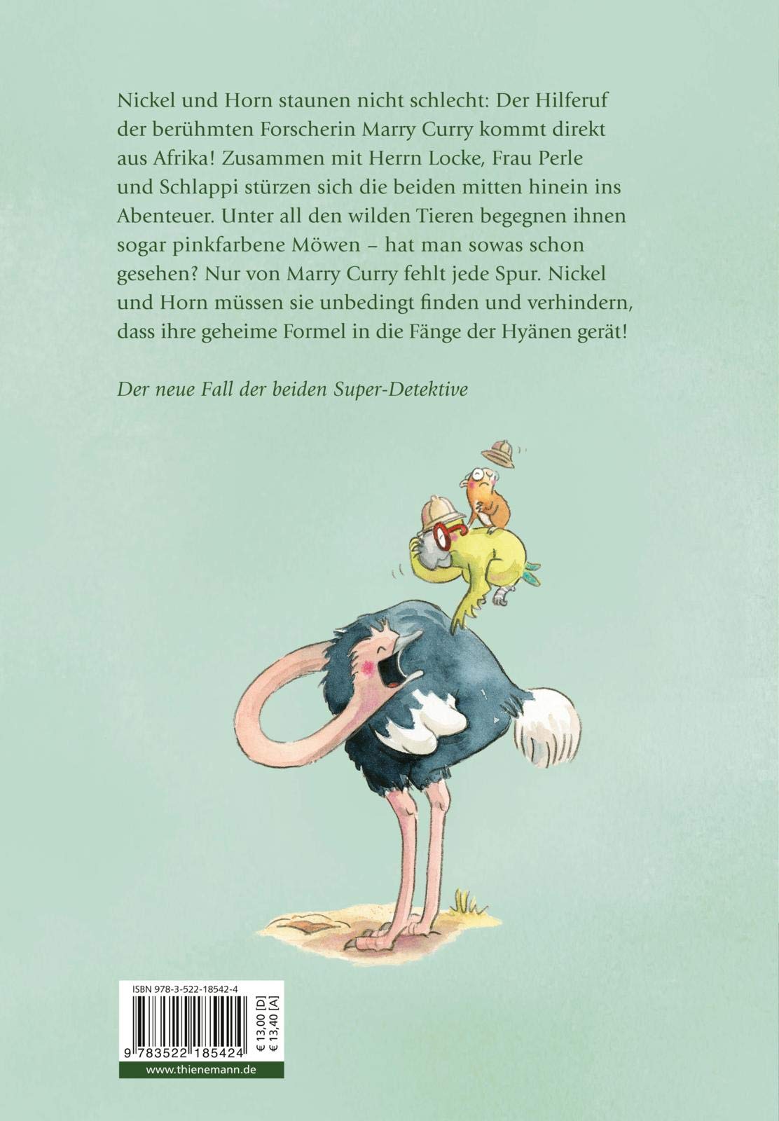 Nickel und Horn 3: Nickel und Horn auf Safari: Lustiger Krimi zum Vorlesen für Kinder (3)