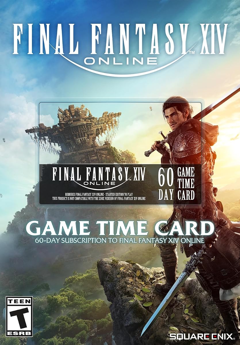 Final Fantasy XIV Online: Tarjeta de tiempo de 60 días [Código de juego en línea]