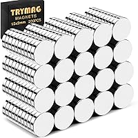 Vista 8 de TRYMAG 200 piezas de imanes pequeños de neodimio de 6 x 2 mm, imanes de tierras raras para pizarra, pequeños discos redondos para nevera