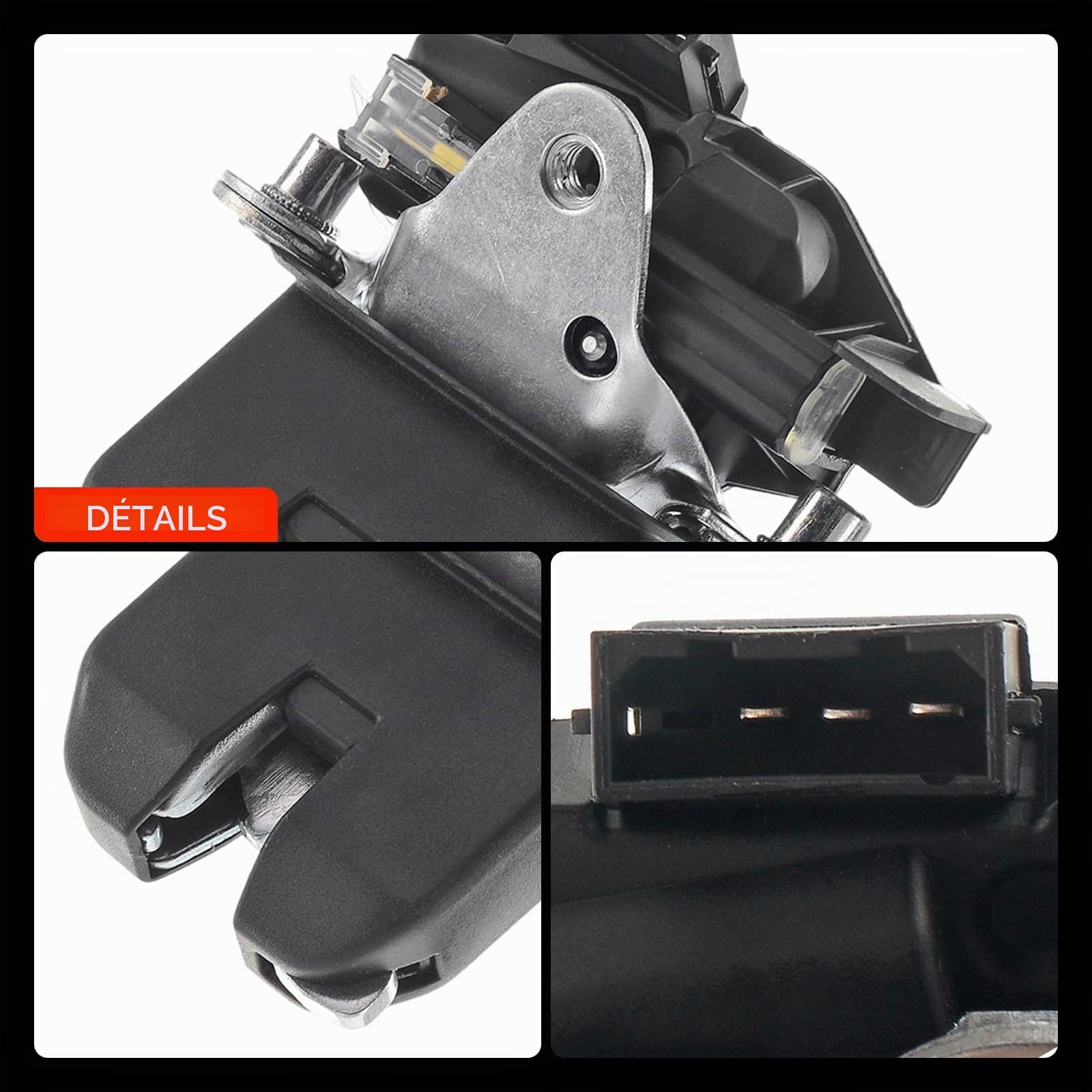 Frankberg Verrouillage du hayon arrière du coffre 5J0827501B | Compatible avec: R.o.o.m.s.t.e.r 5J7, Fabia II Combi 545, Fabia II 542