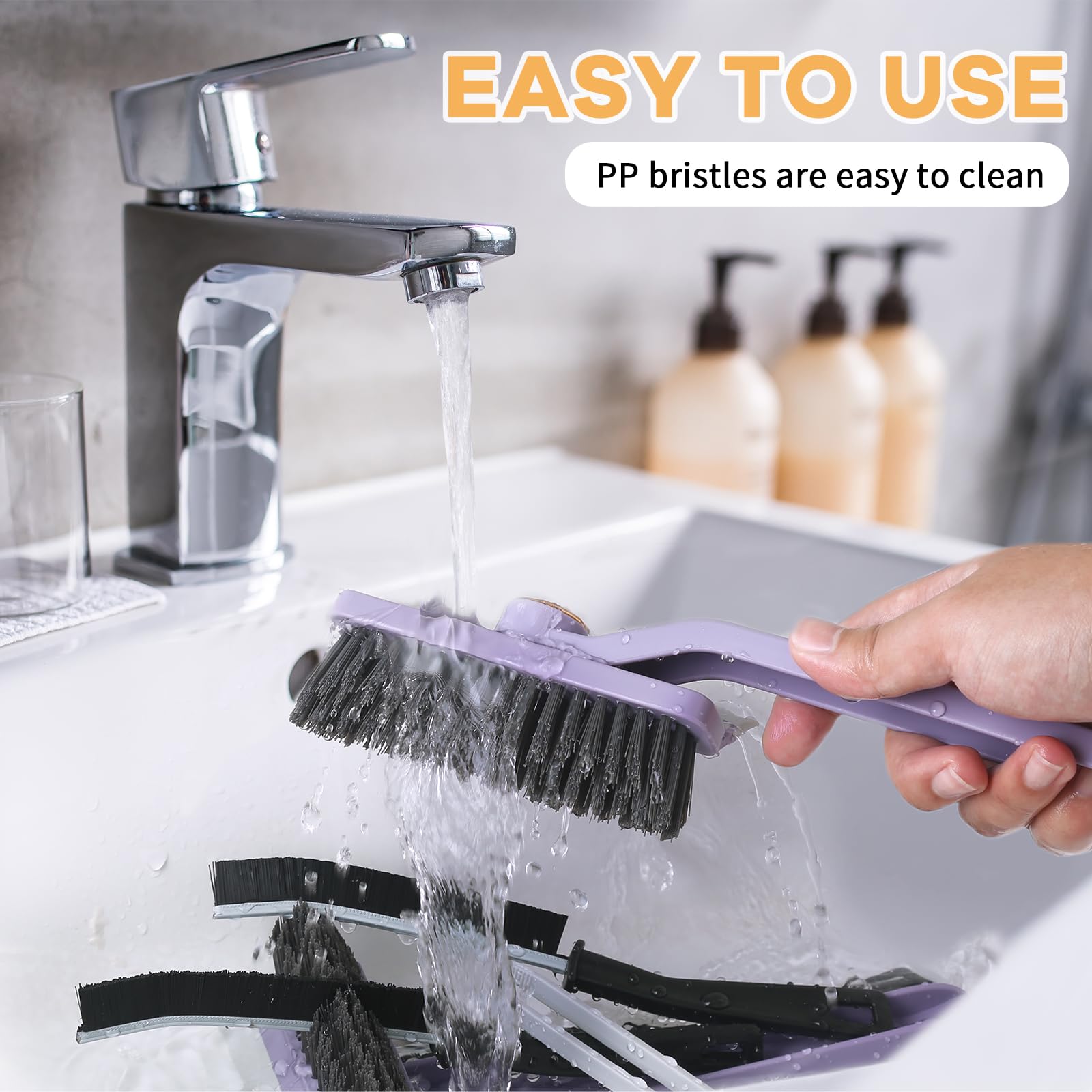 Spazzola Per Fessure Con Setole Dure - Pulizia Angoli Stretti Per Casa E Auto - Foto 7