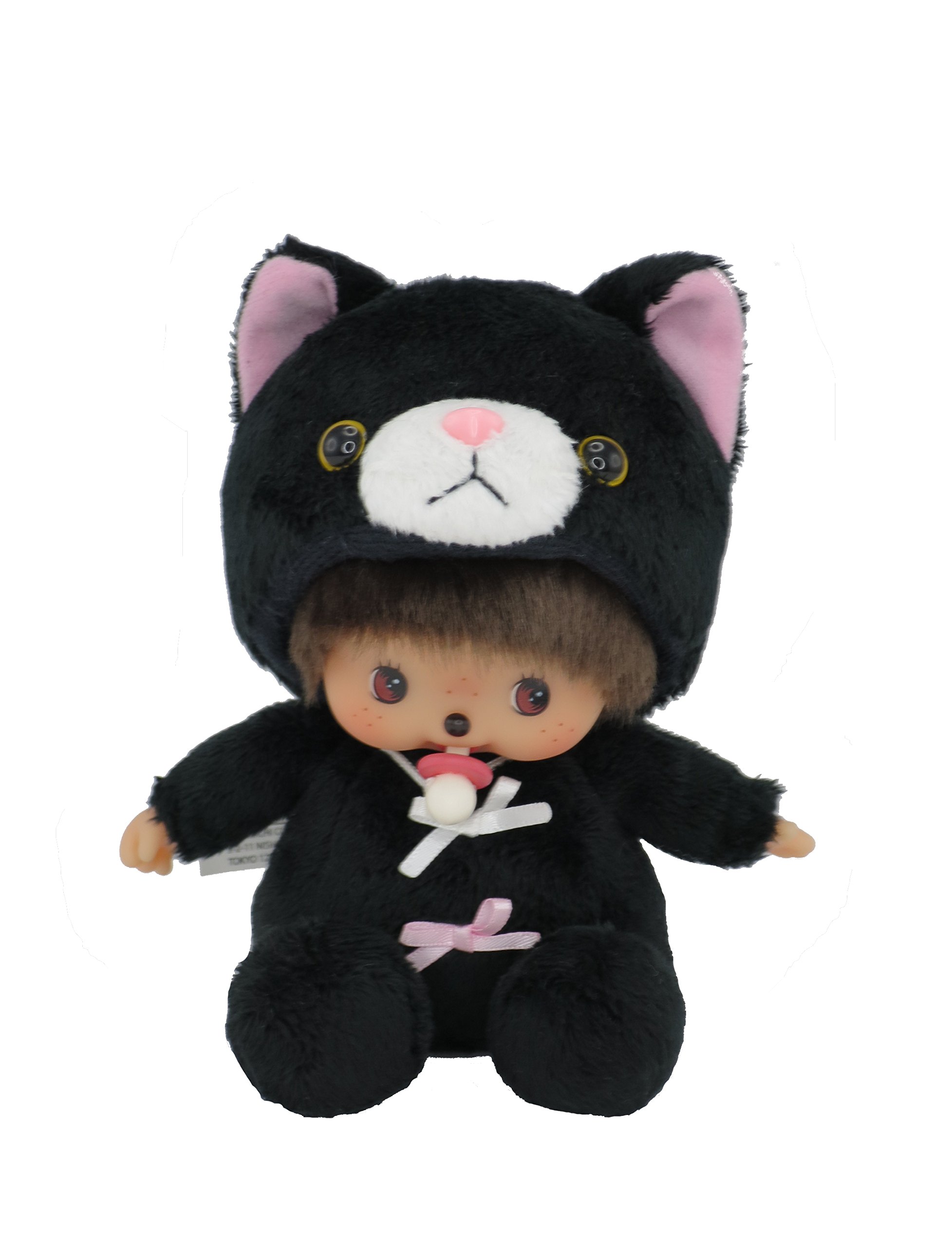 Monchhichi cat Bebichitchi black cat stuffed a height of about