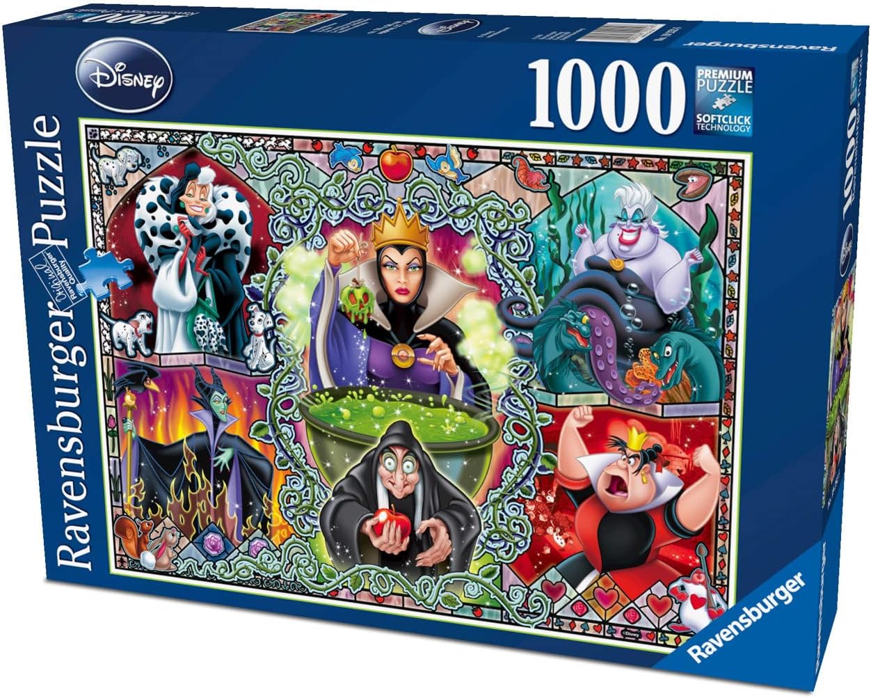 Ravensburger - Puzzle: The Disney Villains, 1000 pieces, Puzzles for Adults, Puzzles for Adults, Gifts from 14 Years, 70x50 cm
