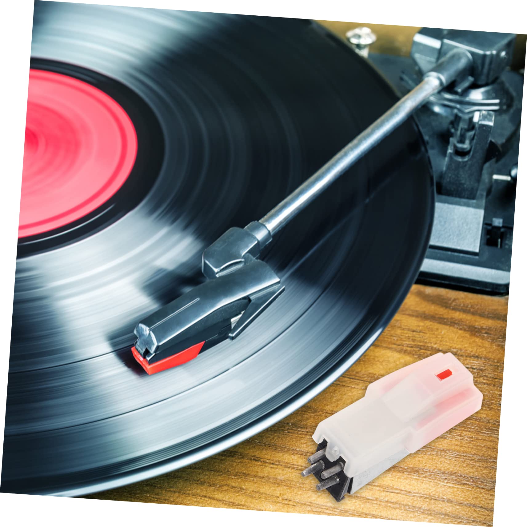 BESTonZON 3pezzi Puntina Di Ricambio Per Giradischi Testina e Facile Da Installare Ottima Per Musica Rock e Jazz Compatibile Con Diverse Marche Di Fonografi