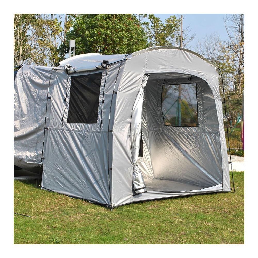 AALXF Car Boot Tailgate Tent for Toyota Aygo (AB10 AB40 2005-2022), SUV Rear Hatch Shelter, Auto Camping Sleep Extension, Outdoor Road Trip Canopy, Camper Gear Accessories,Silver