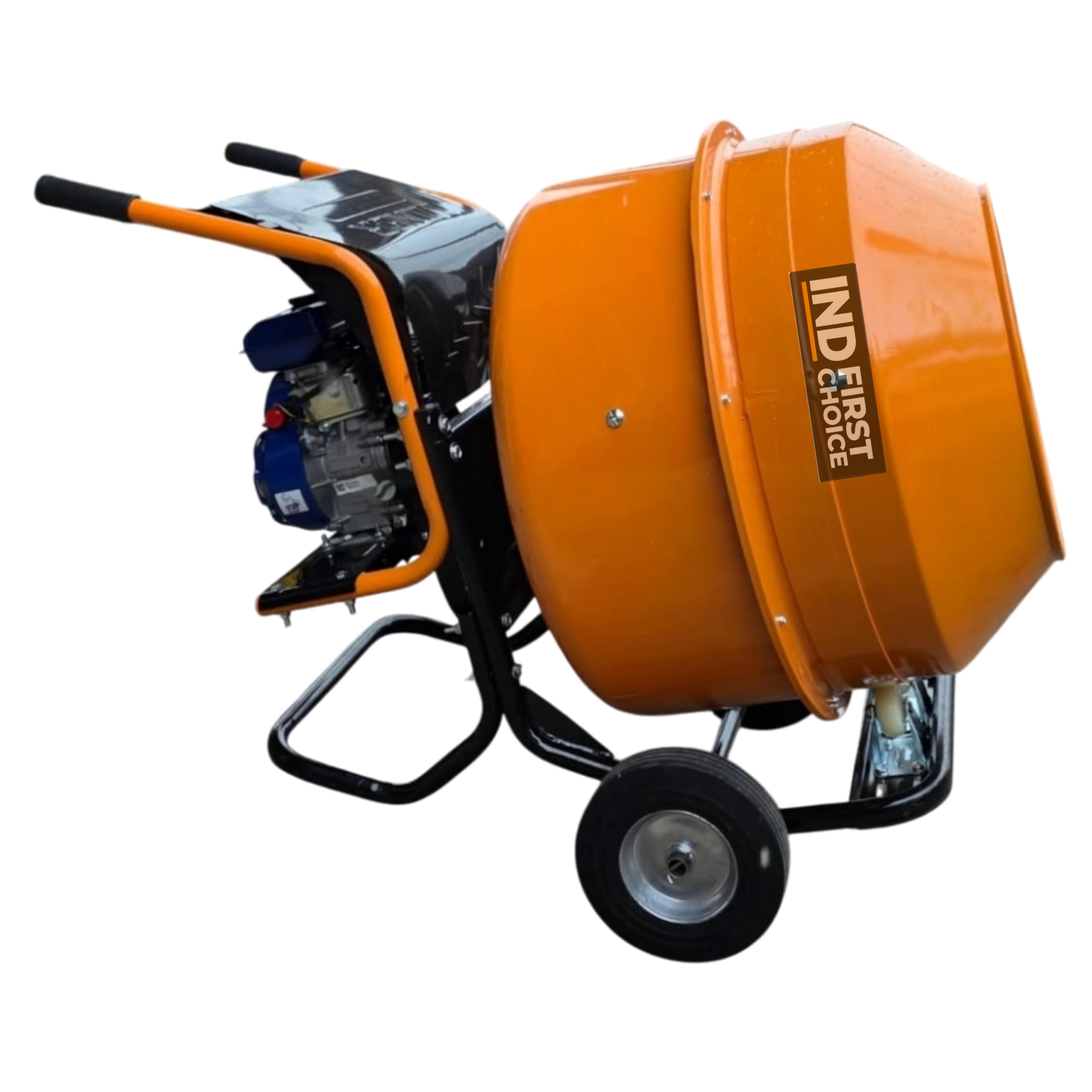 IND FIRST CHOICE 230 LTR Barrow Type Concrete Mixer | 3 HP Petrol Engine | Heavy Duty Drum | Portable Design for Hill Areas | Ideal for Multi-Storey & Remote Construction Sites-image-16