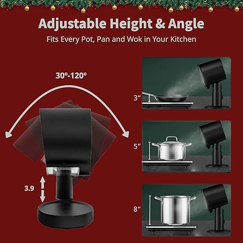 Miniatura 5 de Portable Range Hood - Desktop Kitchen Exhaust Fan Extractor, Ductless Mini Smoke Airhood for Indoor Cooking, RV Camper Cooktop Absorber, Air Vent