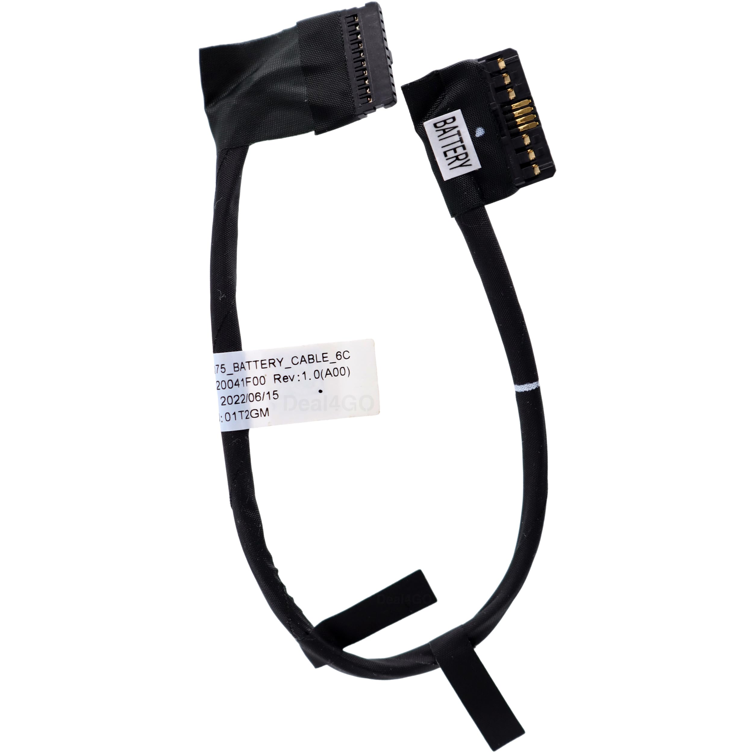 Deal4GO HDQ75 Battery IO Cable 1T2GM 01T2GM DC020041G00 Replacement for Dell Alienware M17 R5 AMD with 6-Cell Battery