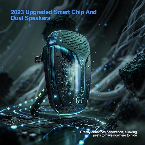 Miniatura 4 de Repelente ultrasónico y repelente de insectos para interiores, ultrasónico y repelente para cucarachas, roedores, ratones, insectos, mosquitos