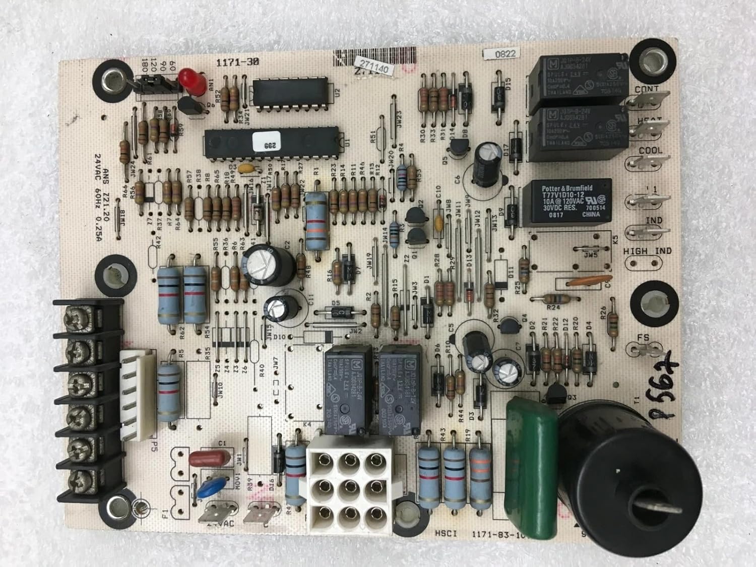 Replacement for Honeywell 271140 Control Circuit Board 1171-83-101A 1171-30 OEM