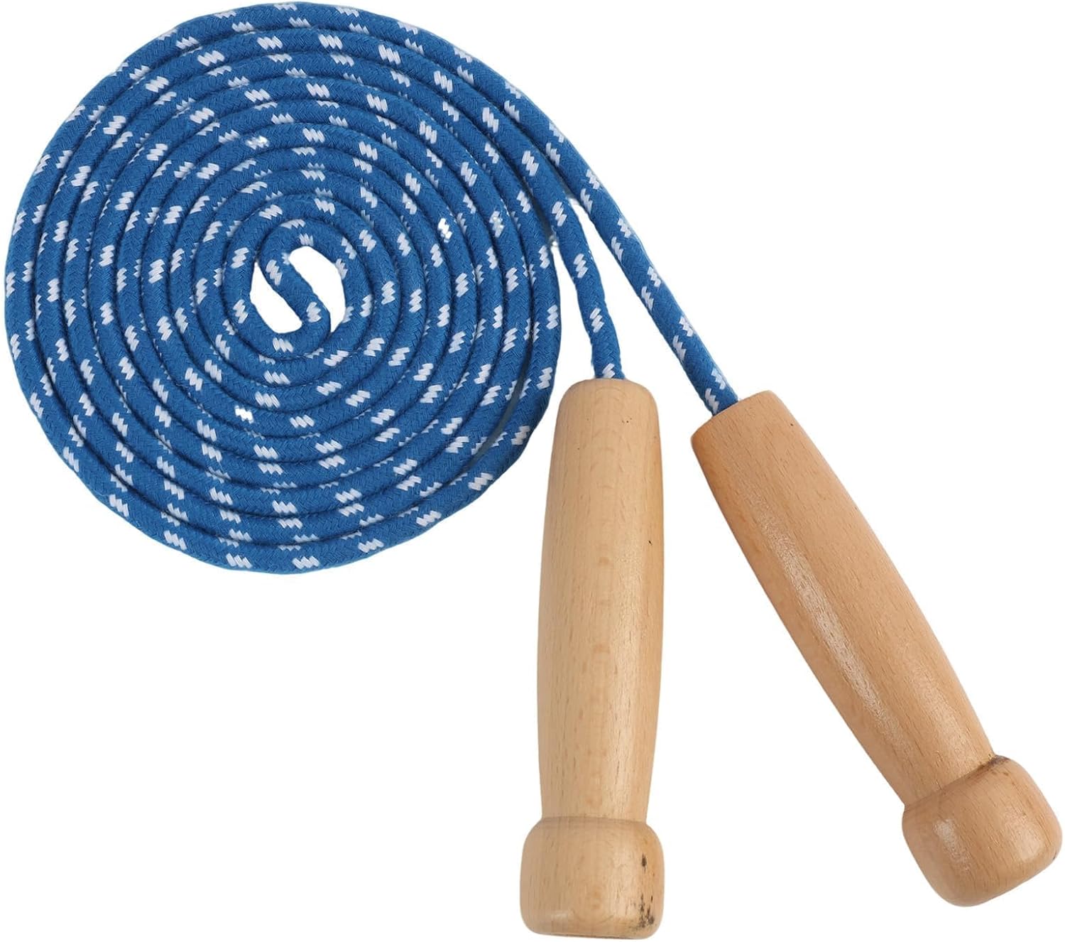 Cuerda De Saltar Para Niños Y Niñas, Skipping Rope Comba De 260 Cm En Azul, Corda Di Salto En Algodón De Alta Calidadel Ajustablepara Cuerda Para Saltar, Regalo Y Actividad Física Jumping Rope