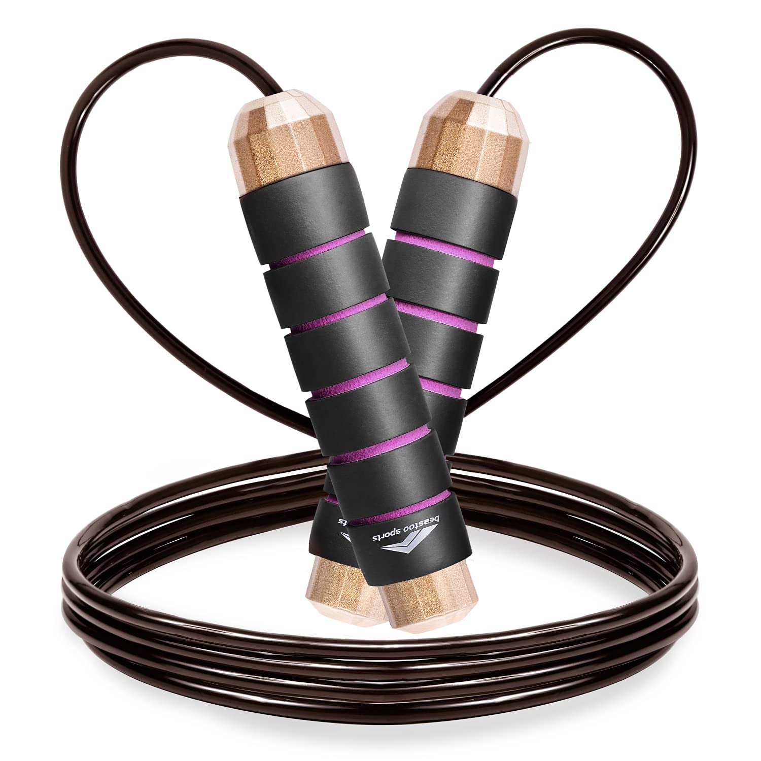 Amazon | Catsobat 縄跳び トレーニング ダイエット JUMP ROPE (桃色2