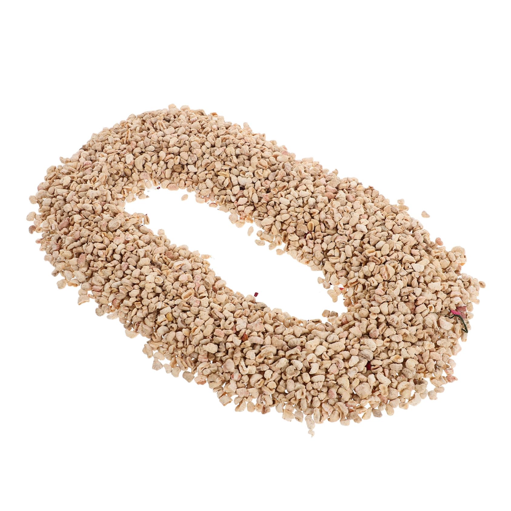 Abaodam Lettiera per Criceti Fiori, Erbe e Tutoli di Mais, 1000g, per Gabbia e Habitat di Piccoli Roditori, Assorbe Odori, per L'Estate Colore Casuale