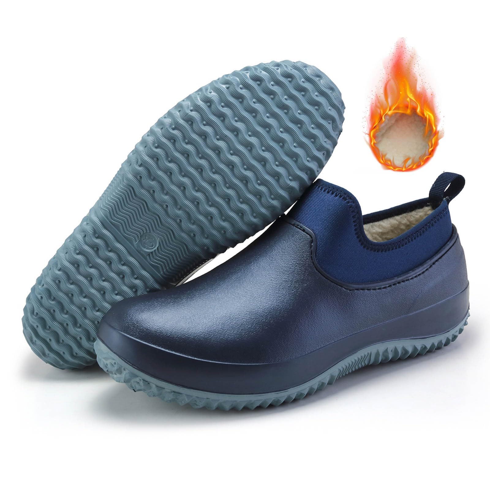 Zapatos Agua EVA Hombre Lavado Autos Trabajo caña Baja Antideslizantes Cocina Ligeros Impermeables prácticos