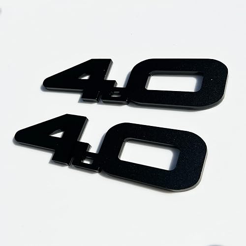 Miniatura 3 de Emblema personalizado de 4.0L para Jeep Style Cherokee Fender Badge