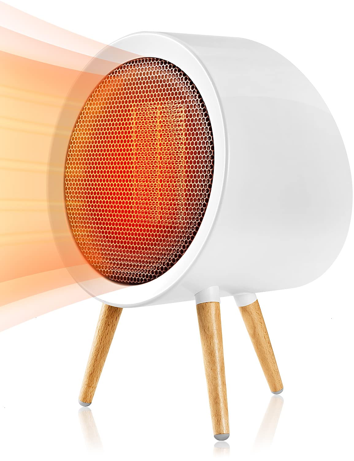 GAIATOP Space Heater, Energy Efficient Small Space Heater for Bedroom