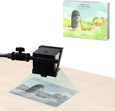 Camera Lucida Drawing Tool, Optical Image Reflection Sketching Tool, 360 Adjustable Pea-Type Fixture, Optical Drawing Aid for Artists, Adults & Kids