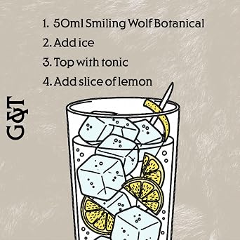 Smiling Wolf Botanical 70cl | Alcohol Free Gin | G&T & Negroni