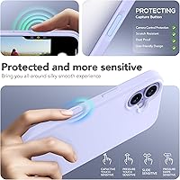 Vista 85 de GONEZ Funda para iPhone 14 Pro, compatible con Magsafe, con protector de pantalla + protector de lente de cámara, forro de microfibra suave