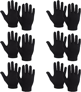 Stay Warm This Winter with BBXWANG 6 Pairs Winter Magic Gloves for Kids