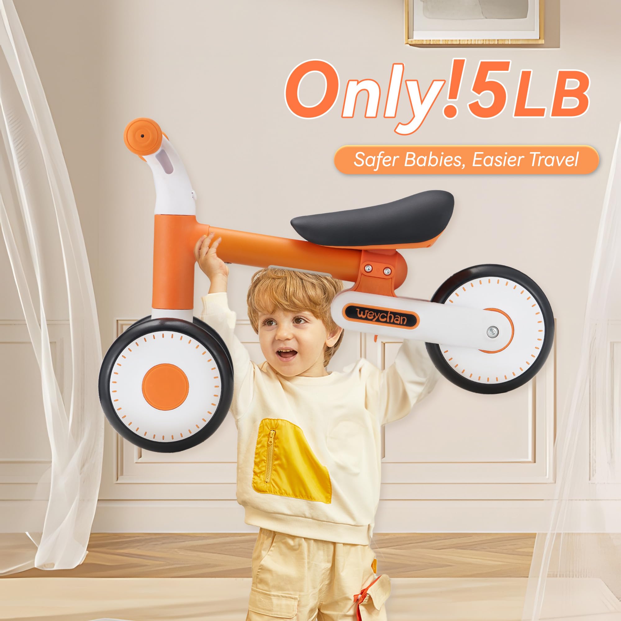 Aazon.co: Colorful Lighting Baby Balance Bike Toys For 1 Year Old