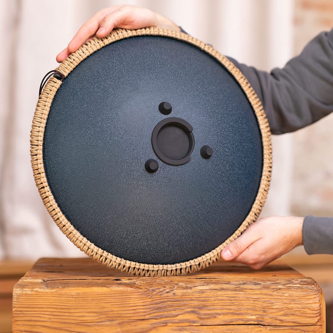 MEINL Sonic Energy OSTD12NB Octave Steel Tongue Drum D Amara + stojak ręczny + pałeczka keepdrum