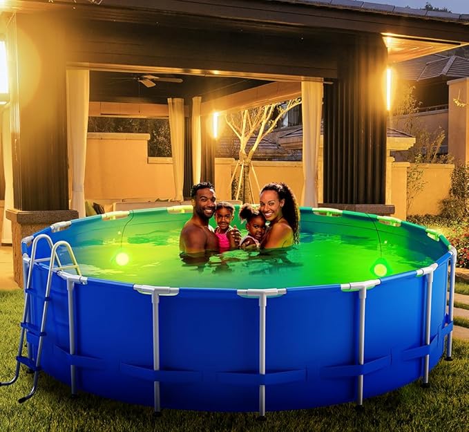 Luces LED para Piscina con Control APP, 20W 12V, Impermeable IP68 miniatura 6