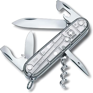 Victorinox Spartan Swiss Army Knife Multi-Function Knife, Outdoor, Disaster Preparedness Kit, Corkscrew, Screwdriver Included, Can Opener Equipped, Swiss Made Multi-Tool, Compact Disaster Preparedness