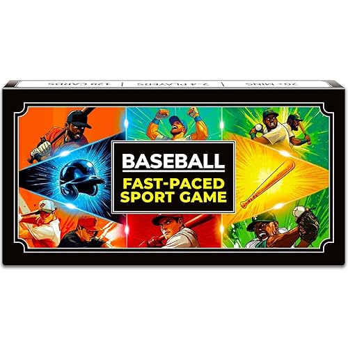 Baseball Fast-Paced Card Game for Kids & Adults – 128