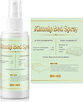 Bed Bug Spray Natural Travel Spray Child & Pet Safe - Plant Based Bed Bugs, Lice, Mite Treatment, Stain & Odor Free Control, Compact Travel Size for Hotels, Suitcase, Backpack, Shoes, 3oz, 1 Pack