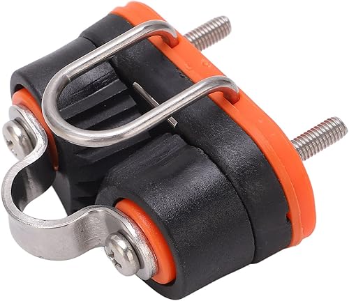 Miniatura 7 de Taco de leva para velero, taco de leva de montaje en pista de kayak, taco de leva de entrada rápida, accesorios de alambre para barco marino para