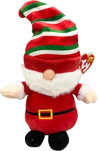 TY Beanie Boo GNEWMAN - Gnomo de Navidad con sombrero - 6"