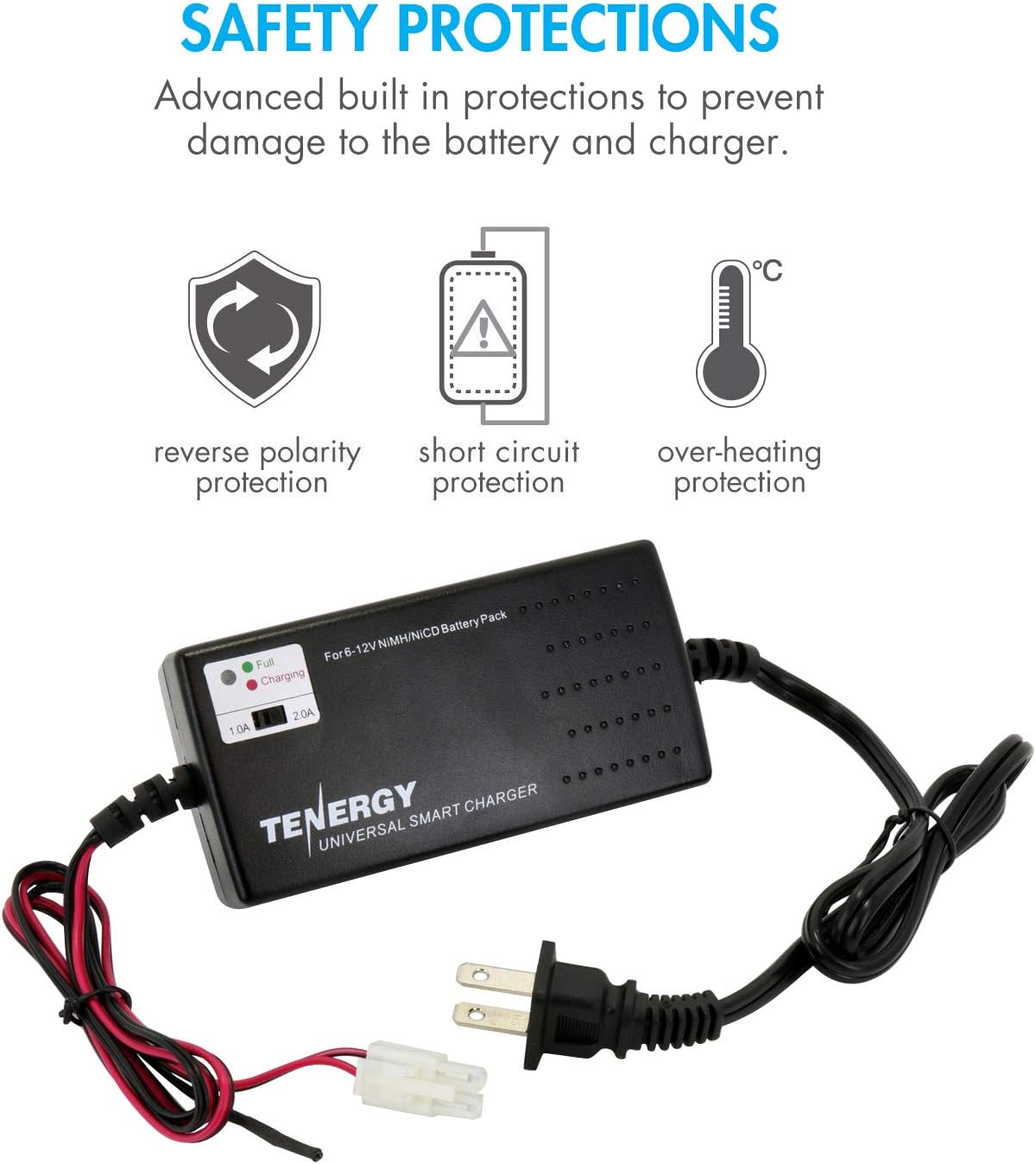 Tenergy Airsoft 8.4V 3800 mAh Flat NiMH Batteries