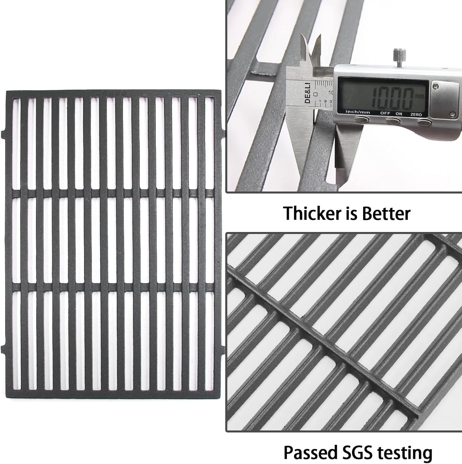Grill Replacement Parts for Weber Genesis II 300 Series 3-Burner Tubes 17” Flavorizer Bars 66095 Grill Grate Heat Deflector Barbecue Accessories for Weber Genesis 2