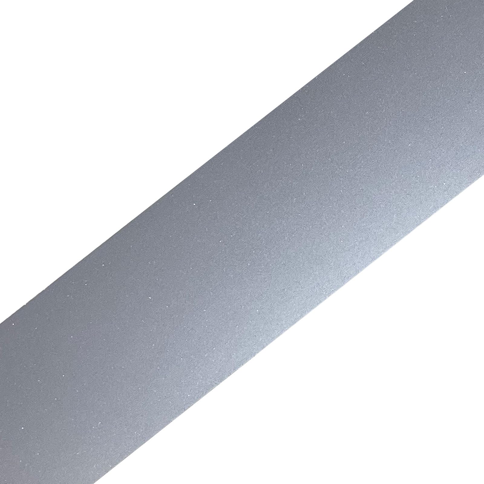 Nastro Riflettente per Cucire - Tessuto Catarifrangente [5 Metri x 50 mm] non Adesivo - [Grigio] 100% Poliestere - Striscia di Sicurezza ad Alta Visibilità - Riflettente ≥380
